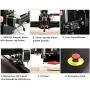 4040-XE CNC Router Machine + Spiral End Mills for Aluminum Cutting Drilling Engraving