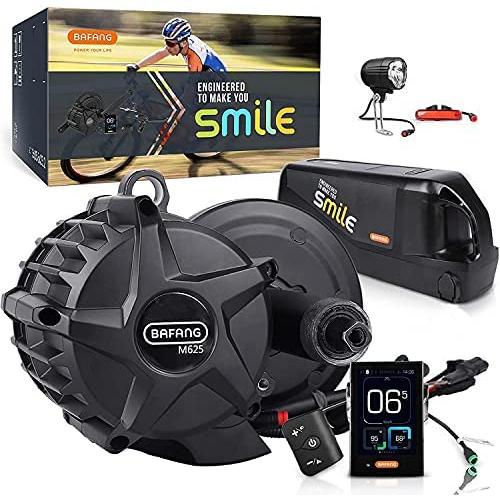 BAFANG M625 Mid Drive Motor : Newest 50.4V 750W Electric Bike DIY Conversion Kit with 19.6Ah Battery & DPC181 Bluetooth Display, New BAFANG 8FUN Mid Drive Kit for 100 mm Bottom Bracket