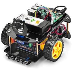 OSOYOO Robot Car kit for Raspberry Pi 4 3B+ 3B Without Raspberry pi Board to Learn Program and Build Electronics Kits for Teenagers and Adults