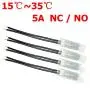 1PC 15C 20C 25C 30C 35C NC Normally Closed NO Normally Open Thermal Switch Temperature Sensor Switches Thermostat Control 5A 250V-35C,NC (Normally Closed)