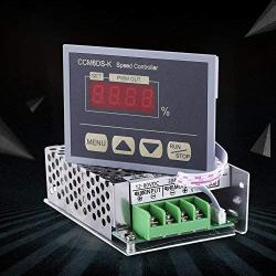 12 to 80V DC Motor Speeds Controller, PWM Governor with Digital Display Panel Suitable for The Motors 12V Less Than 50W, 24V Less Than 350W, and 48V Less Than 500W
