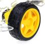 DollaTek Smart Motor Robot Car Battery Box Chassis Kit Speed Encoder for Arduino - Four Rounds