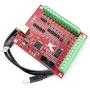 RATTMMOTOR Mach3 USB Motion Control Card 4 axis CNC Motion Controller Breakout Board Stepper Motor Driver with Cable for CNC Router Machine