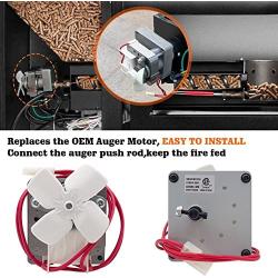 YAOAWE Auger Motor Replacement Parts for Traeger, Pit Boss Wood Pellet Grills and Camp Chef Smoker, 1.6 RPM, 110V 60Hz (Except PTG)