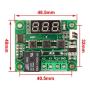RioRand 12V DC Digital Cooling/Heating Thermostat Temp Control -50-110 °c Temperature Controller 10A Relay with Waterproof Sensor Probe