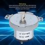 Gear Motor,JS-520T DC Gear Motor DC12V 10RPM Gear Motor Reduction Geared Box Equipment