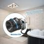 Ceoighe Bathroom Bulb Heater Lamp with Blower Exhaust Ceiling Fan S97009796 Replacement Electric Motor Assembly Kit Compatible with Nutone Broan 70 CFM 120V