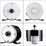 Vevitts 350W Brushed Electric Motor, Small Brushed Permanent Magnet Electric Motor for E Scooter Drive Speed Control 24V 350W 3000RPM