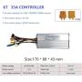 KT System kit,Suitable for 48V 1000W/1500W Motor ，Ebike Conversion Kits, KT-35A Controller with KT-LED880 diaplay