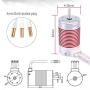Surpass Hobby 3660 3800KV Platinum Waterproof Brushless Motor Engine Shaft 5.0mm for 1/10 RC Car Truck Model