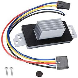 Surwit HVAC Blower Motor Control Module Resistor Kit w/Harness Compatible with Chevy Silverado Tahoe Trailblazer GMC Sierra Envoy Yukon XL - Part# 15-81773 RU-631 89018778 89019351