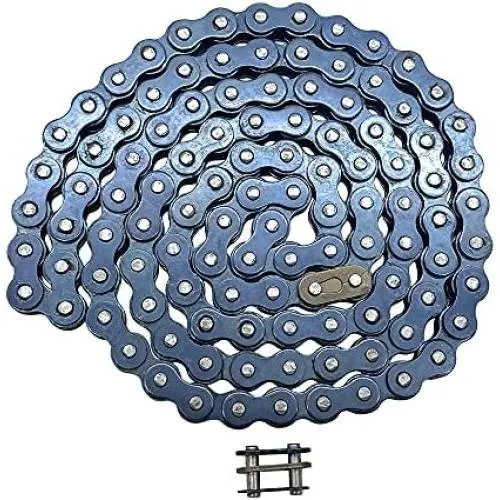 JINFANNIBI 415 Chain 110 Links 415H Heavy Duty Chain Gas Bike Chain for 49cc 60cc 66cc 80cc 2 Stroke Engine Motorized Bike