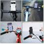 VVillmatti Universal Bike Phone Mount Motorcycle Cradle Clip 360° Rotatable Anti-Shake and Stable Base Clip for Any Smartphones GPS Between 4.7 and 6.5 inches