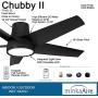 Minka Aire F782L-CL Chubby II 58