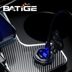 BATIGE Dual PD 45W USB C Charger Socket Fast Charge Dual PD USB C Port Waterproof with Switch LED Voltmeter and Wire Fuse DIY Kit for 12V/24V Car Boat Marine ATV Bus Truck RV Motorcycle