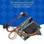 DC Motor Speed Controller, 15KHZ DC Motor Speed Control Switch CW CCW High Power 60A PLC Adaptable with Barrier Terminal Block for Power Supply