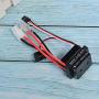 Comimark 2Pcs 320A 6-12V Brushed ESC Speed Controller W/2A BEC for RC Boat U6L5 G2I7
