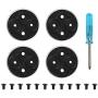 4PCS Mini 2 Motor Cover Cap Protector for DJI Mini 2/Mini SE Accessories Waterproof Dustproof Aluminium Motor Cap (mini 2 Black)
