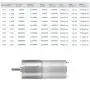 25GA-370 DC 12V Micro Gear Box Motor Speed Reduction Geared Motor for Electronic Lock(1000RPM)
