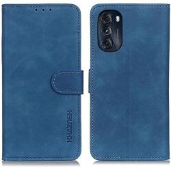Mobile Phone Case Bag Compatible With Motorola Moto G 2022 5G Wallet Flip Phone Case Card Slot Holder Phone Case PU Leather Full Body Shockproof Magnetic Closure Protective Cover Compatible With Motor