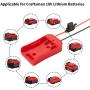 Power Wheel Adapter for V20 Craftsman 20V Battery with Fuse & Wire terminals, Power Connector for Rc Car, 14 Gauge Robotics, Rc Truck,DIY use, Work for MAX CMCB204 CMCB202 CMCB201 CMCS500B Battery