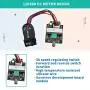 V TELESKY PWM DC Motor Speed Controller 1203BB DC Motor Driver 3A Motor Driver Adjustable Reversible Switch 6V 12V 24V 28V 80W (2Pcs)