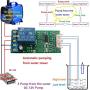 Eletechsup High Mid Low Level Indicator DC 12V Water Liquid Level Controller Sensor Switch Relay Module for Motor Fish Tank Waterhouse (Controller+Probe)