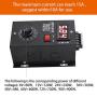 Universal PWM DC 6V-90V 15A Wide Voltage Stepless Brushed Motor Speed Controller High Precision Variable PLC Voltage & Speed Regulator With Output Voltage LED Display