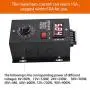 PWM DC Motor Speed Controller, Keenso High Precision DC 6-90V 15A DC Motor Controller, Universal 0.01-1000W 16KHz PWM Variable Speed Control Generator Kit with Output Volt LED Display