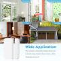 WiFi Door Sensor Smart Window Sensors White No Hub Required Wireless Design Instant Alerts Requires 2.4 GHz Wi-Fi Compatible with Alexa Google Assistant Home Security