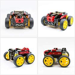 Adeept 4WD Smart Robot Kit for Raspberry Pi 4 3 Model B+ B , OpenCV Target Tracking, Real-Time Video Transmission, AWR Robotic Car Kit Adult with PDF