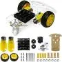 The perseids DIY Robot Smart Car Chassis Kit with Speed Encoder, 2 Wheels and Battery Box (2 Wheels)