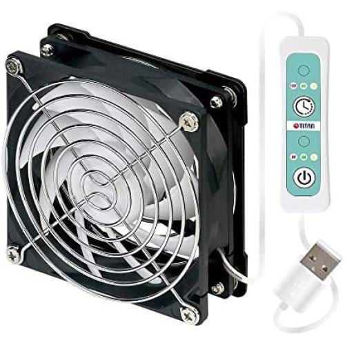 TITAN tent fan dog kennels pet camping fan tent air portable ceiling fan canopy fan for tent accessories tent camping accessories car gear outdoor camping with 140MM magnet clip with Controller
