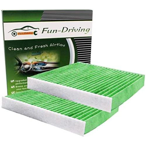 2 Pack FD157 Cabin Air Filter,Replace 87139-0E040/TK48-61-J6X, Deeper & Better Filtering PM2.5,Made of Melt-Blown Nonwoven and Charcoal