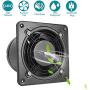 HG POWER 6 Inch Exhaust Fan, 308CFM Through Wall Fan Bathroom Extractor Ventilation Fan Blower Ceiling and Wall Mount for Attic Garage Kitchen Bathroom Windows Fan