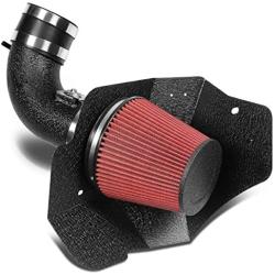 DNAMotoring AIP-2-HS-CTSV09-BKBK Air Intake System and Heat Shield