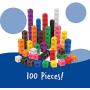 Learning Resources Two-Color Counters, Red/Yellow, Set of 200 & Mathlink Cubes, Educational Counting Toy, Early Math Skills, Set of 100 Cubes