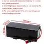 Wnicek 48V 18AH E-Bike Lithium Battery Customizable Battery Pack 13S 3P 21700 Battery for Motors Within 1000W for Electric Scooters Electric Tricycles Electric Wheelchairs with Charger