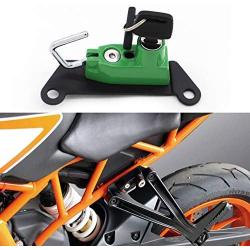 Motorcycle Helmet Lock Anti-Theft Helmet Security Locks Compatible with RC125/RC390 2014-Newer RC250 2015-Newer-Green