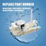 W10537869 Dishwasher Diverter Valve Motor Kit (Include W10195677 Seal Grommet Gasket), Replacement Part Model W10476222 W10195076 W10849439 2684962 PS5136127