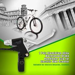 1Pair Bike Brake Handle, Aluminium Alloy Bicycle Cycling Handbrake Lever Grips for Electric Bike Scooter Product Name