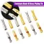 Swpeet 240Pcs Bullet Connectors Kit, 3.9mm Brass Bullet Male & Female Wire Terminals Connector with Insulation Cover for Motorcycle Scooter Car Truck with Insulation Sleeve