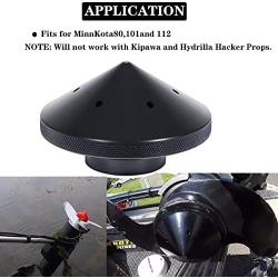Eliminator Prop Nut #GFEL-MK-BK-DP Boat Motor Replace for T-H Marine Compatible with MinnKota 80, 101 and 112 Trolling Motor (black)
