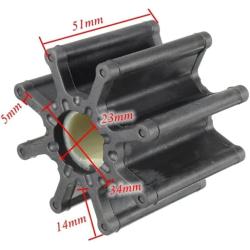 47-59362T1 Boat Engine Water Pump Impeller for Mercruiser Bravo Ⅰ/Ⅱ/Ⅲ Outboard Motor