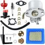 Dibanyou Carburetor Air Filter Fuel Line Tune-Up Parts Kit for 791077 696981 Intek 190 6 HP 206 5.5hp Carb Motor 6.5 HP Power Craftsman Tiller Washer Go Kart Engine