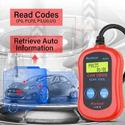 Autel Universal OBD2 Scanner MaxiScan MS300 Car Check Engine Code Reader, Check Emission Monitor Status, 2022 Newest CAN Diagnostic Scan Tool for All OBDII Protocol Vehicles After 1996