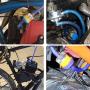 GREHUA Blue Gas Fuel Filter Petrol Tube Line with Gas Inline Fuel Filter for GY6 50cc 49cc SSR 110 125 Taotao ATM ATA CB125 ATC Pony Falcon Baja Qingqi Roketa Scooter Pit Dirt Bike Moped Motorcycle