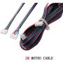 R REIFENG 4pcs 2M Motor Connector Cables XH2.54 4pin to XH2.0 6pin White Terminal Paralled Motor Wires for 3D Printer Stepper Motor Extension Cable