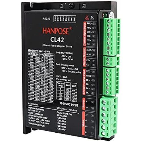 HANPOSE CL42 controller nema17 Stepper motor driver for 42 Closed loop motor CNC hybrid servo motor driver DC 18-90V (CL42-5PCS)