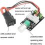 DKARDU 1203BB 6V 12V 24V 28V DC Motor Speed Controller PWM 3A 80W Adjustable Motor Driver Switch DC Motor Driver with Screwdriver